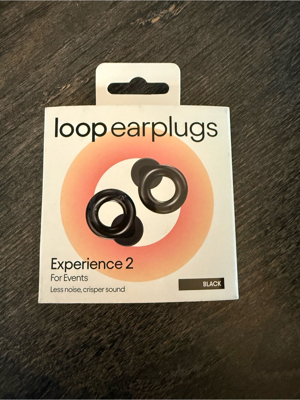 Experience 2 Noise-Reducing Earplugs — Black